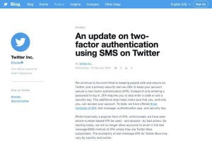 TwitterがSMSによる2FAを許可しないことを決定、Twitter Blueの登録者以外