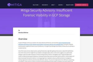 Google Cloud Platformからデータ漏洩しても検出できない、専門家が指摘