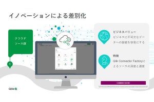 米Qlik、さまざまなエンタープライズソース用のコネクタ「Connector Factory」