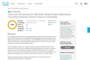 シスコの複数製品に重要な脆弱性、ただちにアップデートを