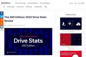 故障率がゼロまたは1%以下の信頼できるSSDは？Backblaze2022年調査