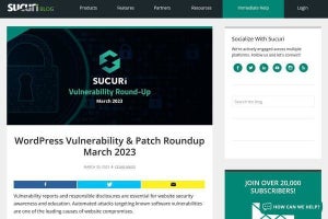 2023年3月のWordPress脆弱性とセキュリティパッチのまとめ