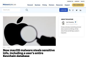 新たなmacOSマルウェア「MacStealer」登場、Keychainのデータなど窃取