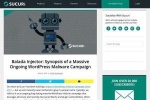 感染サイトは100万超、WordPressマルウェアキャンペーン「Balada Injector」の防御策は？