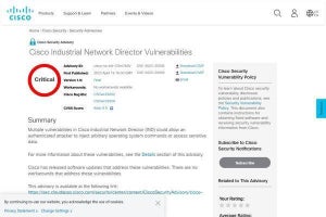 複数のシスコ製品に緊急の脆弱性、CISAが注意喚起