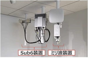 NTT Com、Sub6とミリ波を組み合わせて高精細4K映像の同時伝送に成功