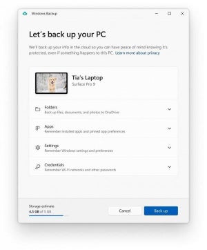 Microsoft、Windows 11向けの新しいバックアップアプリを公開