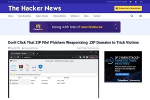 新しいドメイン「.zip」を悪用したフィッシング手法発見、WinRARを模倣