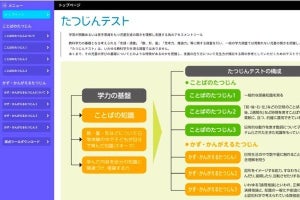 内田洋行、子どもの学びのつまずきを知るアセスメントツール「たつじんテスト」