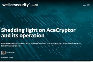 パックしてマルウェアを検出から保護する「AceCryptor」、ESETが詳細報告