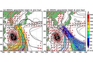 遠くの台風が梅雨期の豪雨を深刻化させるメカニズムとは？　九大が新説を提唱