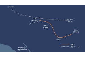 NEC、太平洋島しょ国を結ぶ光海底ケーブルの供給契約を締結