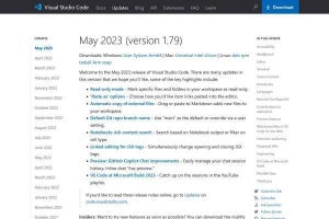 Microsoftが注目の「VSCode 1.79」をリリース、多くの新機能を追加