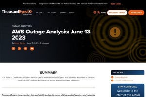 AWSで2時間以上の重大インシデント発生、104以上のAWSサービスに影響
