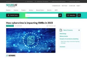 2023年前半、中小企業を狙ったサイバー脅威とは？その対策とは？