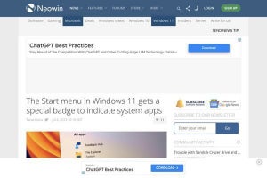 Windows 11のスタートメニューに「System」バッジを導入か、Microsoft