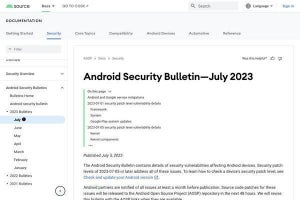 Androidのアップデートを、Googleが2023年7月セキュリティパッチ公開