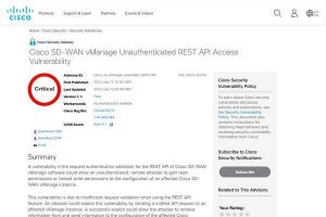 シスコ製品に緊急の脆弱性、確認とアップデートを