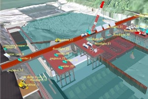 鹿島、AIとドローンを組み合わせた資機材管理システムで作業時間を75%削減