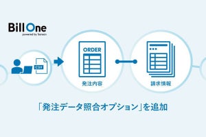 Bill One、請求書と発注内容の照合を効率化できる「発注データ照合オプション」