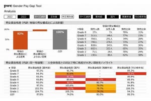 PwCコンサルティング、男女賃金格差の分析および改善を支援するツール提供