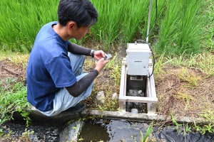 農家の働き方改革最前線、スマホで水位確認や給水扉の遠隔操作‐見回り作業半減へ