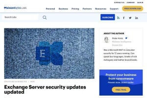 Microsoft Exchange Serverの更新に不具合、再度リリース - 確認を