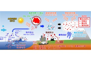 マイクロプラスチックの雨が肺や水源などを汚染する危険性を早大などが発表