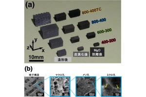 東北大、「構造的エネルギー貯蔵」を実現するための構造の開発に成功