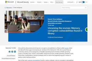 MacやLinuxで使う「ncurses」に重要な脆弱性、Microsoftが報告