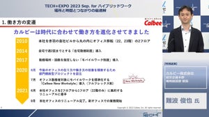 面積と席数を半減し、交流の場を増やす – カルビーの新オフィスプロジェクトとは