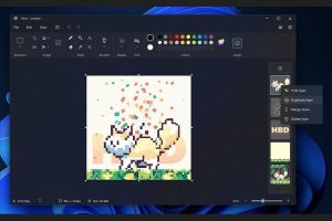 Windows 11のペイントアプリ、マルチレイヤーと透明度サポートを導入