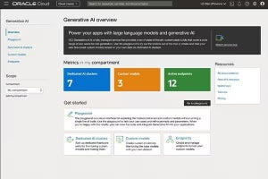 「Oracle Cloud Infrastructure Generative AI」限定提供開始、Cohereと連携