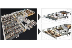 野原グループ、VR撮影/3D測量で取得した点群データによるBIMモデリングサービス