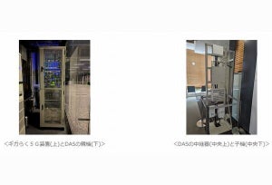 ギガらく5Gと分散型アンテナシステムによるローカル5G環境実現、NTT東ら