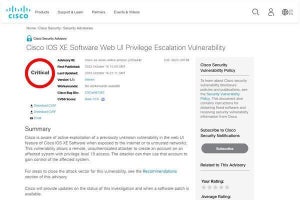 シスコ製品にCVSS 10.0の緊急脆弱性、確認と対応を