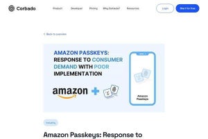 Amazonがパスキーをひっそり導入、ただし改善の余地あり