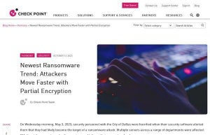 ランサムウェアの最新トレンドは「部分暗号化」と「三重の脅迫戦術」
