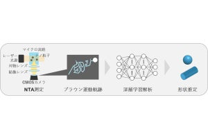 東大、液中1粒子観察法と深層学習を融合したナノ粒子特性評価法を開発