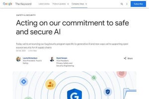 Google、生成AI使った攻撃シナリオにも報奨金