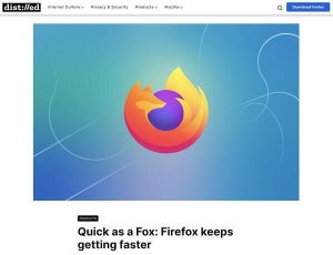 Firefox、1年間でSpeedometerスコアが50%向上