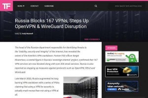 ロシアがネット利用の規制強化、多数のVPNサービスをブロック