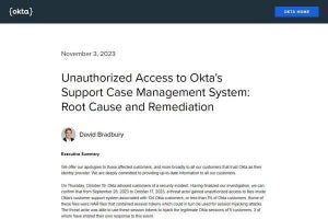 Oktaの不正アクセス問題の続報、1PasswordやCloudflareなど5企業に影響