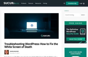 WordPress「死のホワイトスクリーン(WSoD)」を修正する方法