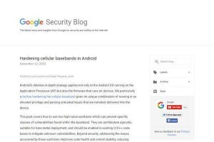 Google、ファームウェアの脆弱性改善にサニタイザの導入を推奨