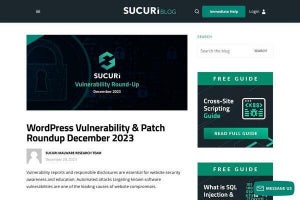 Wordpressプラグインのセキュリティアップデートと脆弱性情報(2023年12月)