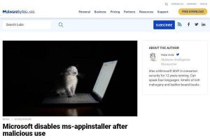 Microsoft、Webインストール機能「ms-appinstaller」をデフォルトで無効に