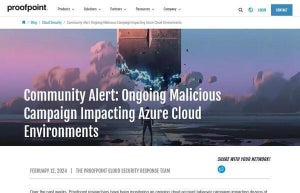 Microsoft Azureのアカウントを乗っ取るサイバー攻撃に注意、被害を確認