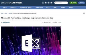 Microsoft Exchange Serverに緊急の脆弱性、アップデートを