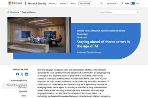 MicrosoftとOpenAI、自社のAI悪用したサイバー攻撃の情報公開 - ロシアや中国関与